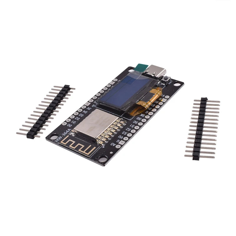NodeMCU ESP8266 V3 Development Board With 0.96 Inch OLED Display CH340G ESP-12E WiFi Module TYPE-C USB For Arduino/Micropython