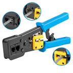 RJ45 Crimper Hand Network Tools Pliers RJ12 Cat5 Cat6 8p8c Cable Stripper Pressing Clamp Tongs Clip Multifunction