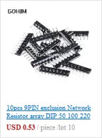 600pcs/set 30 Kinds 1/4W Resistance Metal Film Resistor Pack Assorted Kit 1% 1K 10K 10K 100K 220ohm 1M Resistors 300pcs/set