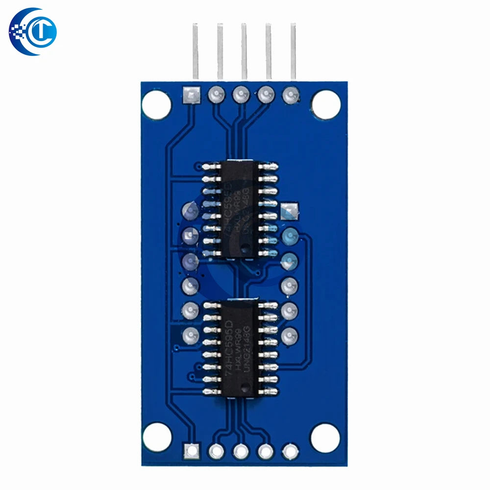 ‌4-Digit 7-Segment LED Display Module with 74HC595 Shift Register (Serial Interface) for Arduino