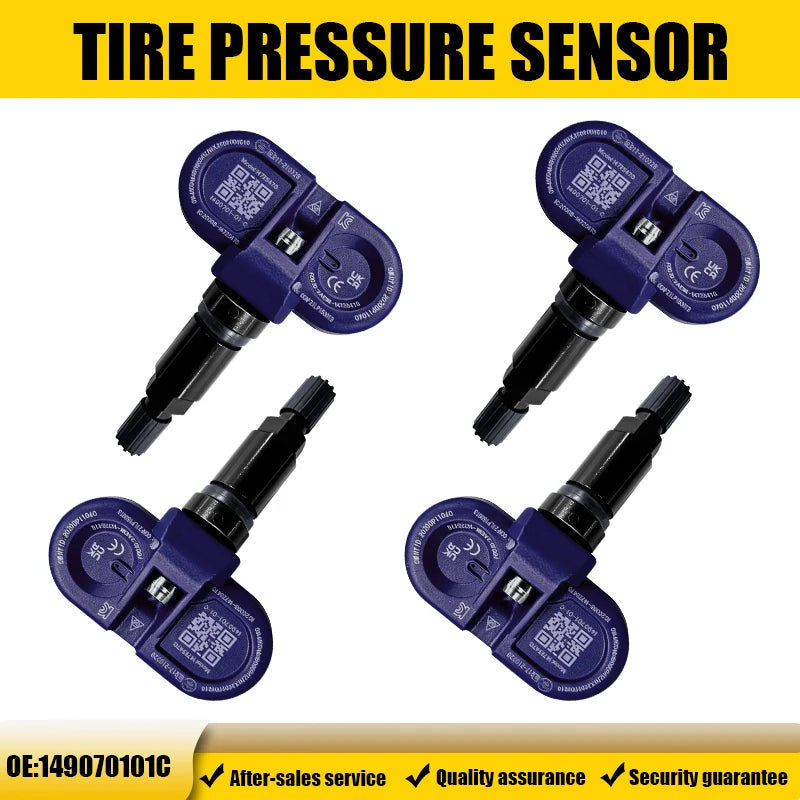 1/4PCS Tire Pressure Monitoring Sensor TPMS 149070101C For Tesla Model 3 S X Y Compatible With 149070101A,149070101B 24GHz