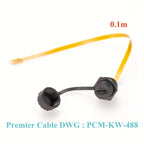 IP67 Waterproof Micro-SD Extension Cable Micro SD TF Card Flex Extender FPC Cable Outdoor Micro SD TF Memory Card Slot