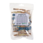150PCS 300PCS 1/4W 1/2W 1W 2W 3W Resistance 1% Metal Film Resistor Assortment Kit Set 30Values Each 5/10PCS 1~750 1K~820K Ohm