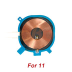 Wireless Charging Chip Coil Sticker With Volume Flex For iPhone X XR XS 11 Pro Max Wireless Charger Panel Repair (1PC)