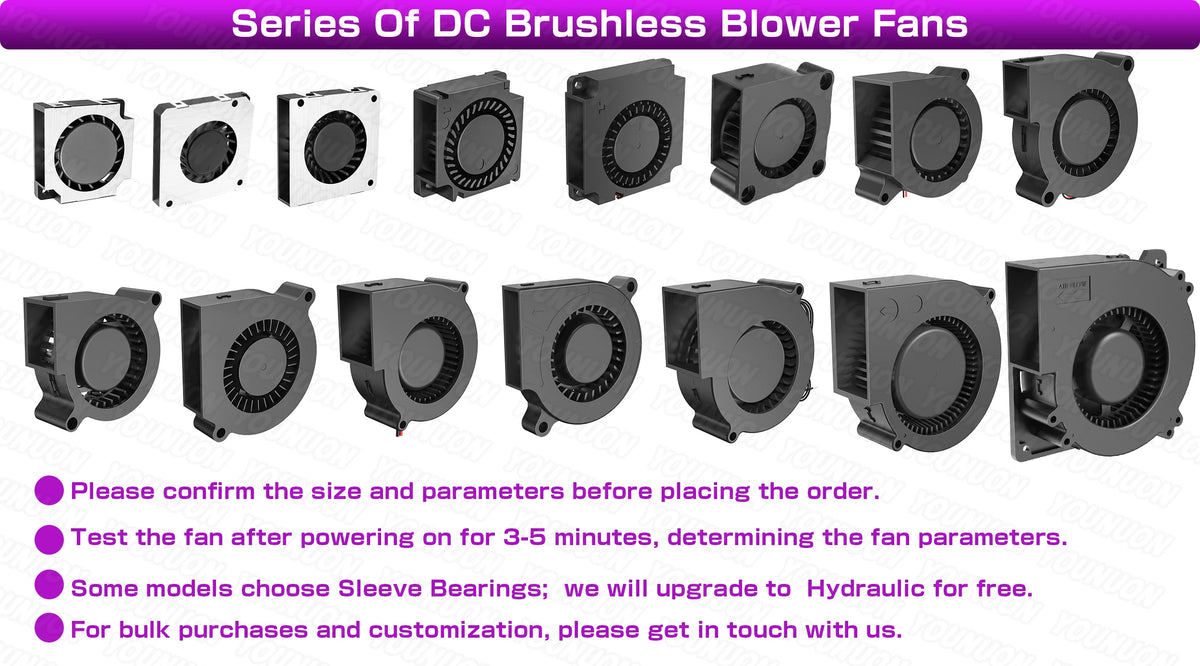 DC 5V USB 5015 7515 7530 Blower Cooling Fan Brushless Motor Case Fan Blower Fan Humidifier Fan Induction Cooker Fan