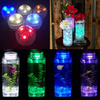 RGB Submersible Lights Remote Control Underwater Led Light Battery Operated Night Lamp For Halloween Vase Wedding Party Decor