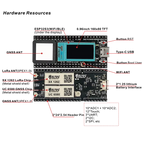 Heltec Wireless Tracker Meshcore ESP32-S3FN8 Development kit SX1262 Wi-Fi Bluetooth LoRa Compatible with Arduino GPS UC6580