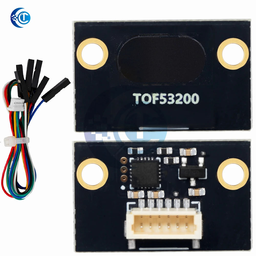TOF53200/TOF53400 2M/4M ToF Distance Sensor - VL53L1X/VL53L0X 3V-5V for Arduino Projects