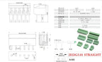 PCB Screw Terminal Block Connector 2.54mm 3.5mm 3.81mm 5.08mm 2-16Pin Male Female Socket Pin Header Wire 15EDG KF2EDG