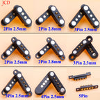JCD Spring Loaded Male Female 2.5/2.54 MM Pitch 2P 3 4 5 6 7 8 Pole Through Holes PCB BTB Connector 2A DC Magnetic Pogo Pin
