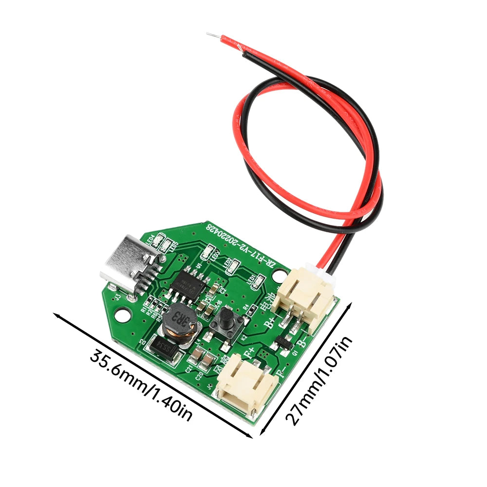 1/3/5/10PCS Type-C Fan Control Board Interface 9V Boost 3-Speed Rechargeable Circuit Board Charging Module USB