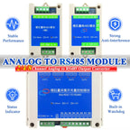 Conversion Module Analog 4-20mA 0-5V 0-10V to RS485 Modbus RTU Protocol 2 4 8 Channel Digital RS485 Transform Modules