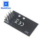 NRF24L01 SI24R1 Wireless Module Upgrade Version 2.4GHz Enhanced Power Transceiver 1.9-3.6V Adapter Plate Board Module