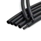 Black 2/5M 3:1 Heat Shrink Tube With Glue Diameter 1.6 ~ 19.1mm Dual Wall Polyolefin Insulated Adhesive Lined Shrink Wrap Sleeve