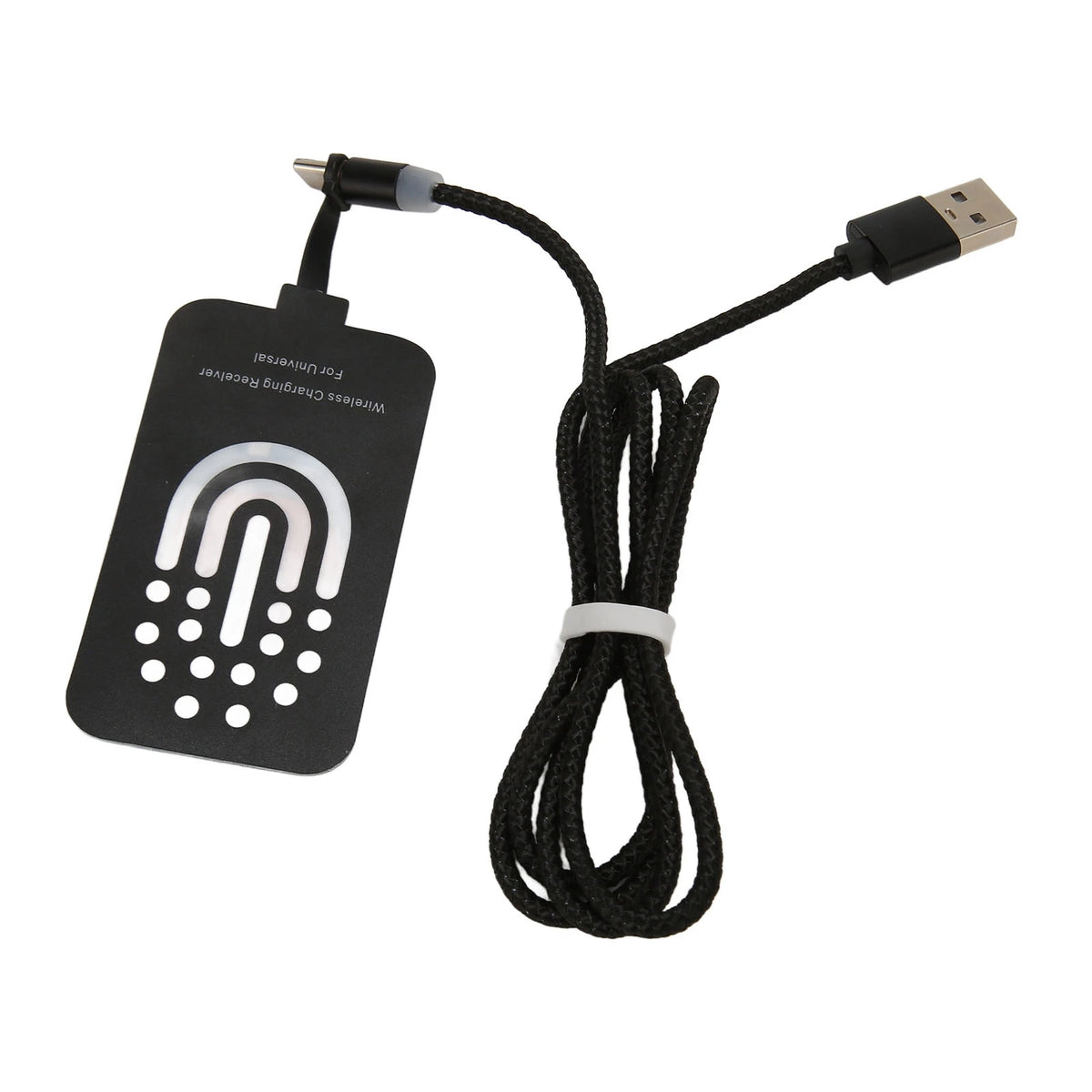 Thin Wireless Charging Receiver Safe Model KY 01 Overcurrent Protections Type C Wireless Charging Receiver for Cell Phones