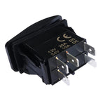 Red Led Light Rocker Switch 12V/24V SPST DPDT Toggle Switch ON OFF/ ON OFF ON Backlight Latching / Momentary Dash Panel Control