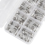 100 Pcs 125V Christmas Light Fuses Kit 5x20mm Max Glass Fuses - 10 Values Set including 0.5A 1A 2.5A 3A 5A 7A 8A 10A 15A 20A