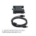 ●  Serial Port Converter Module with Guide Rail DB9 Male/USB-B Interface U44P-FTB USB 422 485 PRO(FT232,TB, CB)