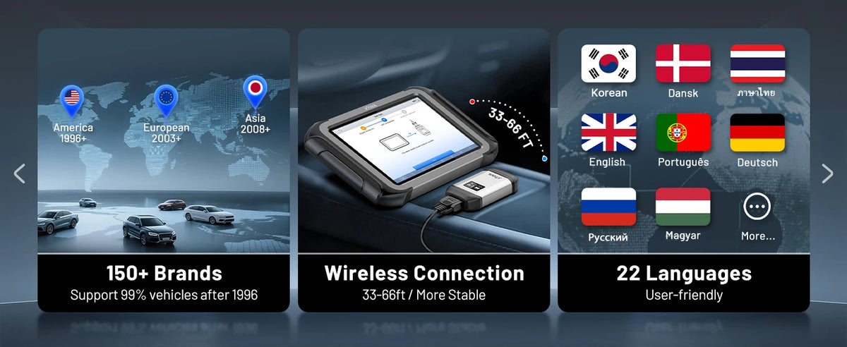 XTOOL D9S PRO D9SPRO Car Diagnostic Tool Bluetooth ECU Programming/Coding Automotive Scanner 45 Services CANFD DOIP FCA Topology