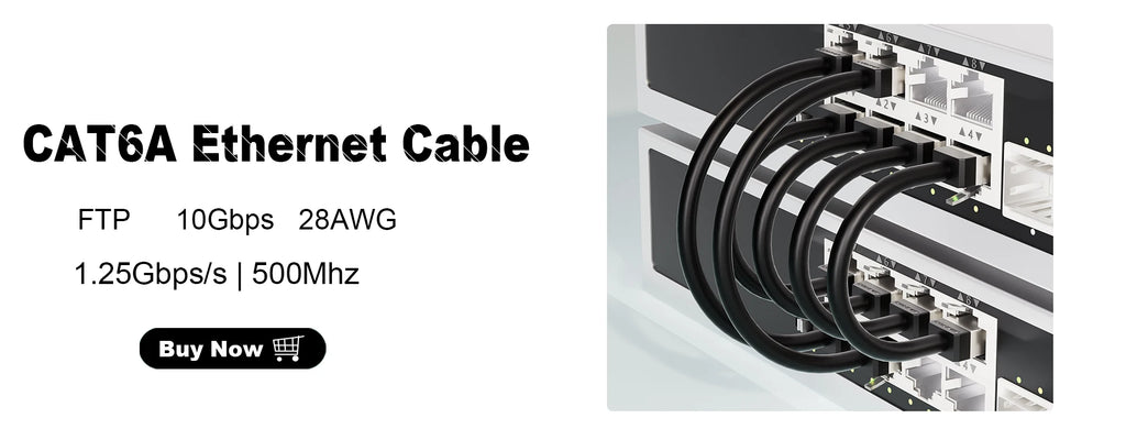 COMNEN  RJ45 Cat5/6/6A Pass Through Connectors Modular Plug , EZ to Crimp Modular Plug for Solid Or Stranded UTP Network Cable