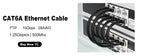 COMNEN  RJ45 Cat5/6/6A Pass Through Connectors Modular Plug , EZ to Crimp Modular Plug for Solid Or Stranded UTP Network Cable