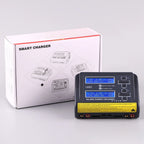 HTRC L6X2Lipo Intelligent Balanced Charger for RC Model Aircraft Dual Channel 2-6S Remote Control LiPo Battery Charger