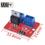 1/5PCS Smart Electronics 0-24V Top Mosfet Button IRF520 MOS Driver Module For Arduino MCU ARM Raspberry pi