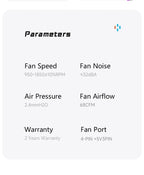 Jungle Leopard Interstellar V2RS 120mm ARGB Modular Wireless Splicing Infinite Mirror Ventilador Fans