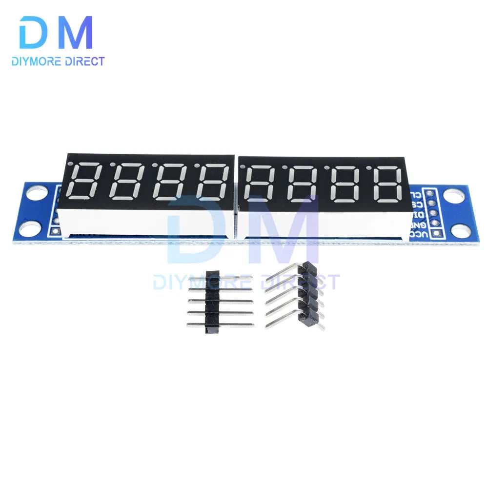 8 Digit Bit MAX7219 Digital Tube Display Module Board 7 Segment Digital LED Display for 3.3V 5V STC51/AVR/STM32