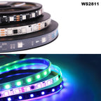 WS2812B WS2811 WS2815 WS2813 RGBIC LED Strip WS2812 30/60/144Pixels/Leds/m Individually Addressable Smart Tape Light DC5V/12V