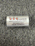 AEAK Polypropylene film capacitor audio coupling frequency division MKP capacitor 400v 0.68UF 1.5UF 2.2UF 3.3UF 4.7UF~22uf ±3%