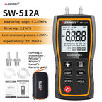 SNDWAY SW-512 Digital Pressure Gauge Differential Gas Pressure Gauge Measuring Instruments, Barometric Gauges/SW-512B/SW-512C