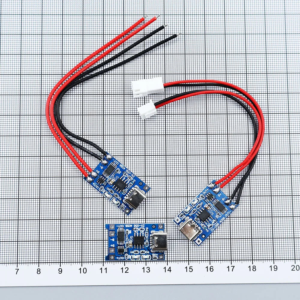 TP4056 1A Lithium Battery Charging Board Module TYPE-C USB Interface Output Charging Protection 2-in-1 With XH2.54 Terminal