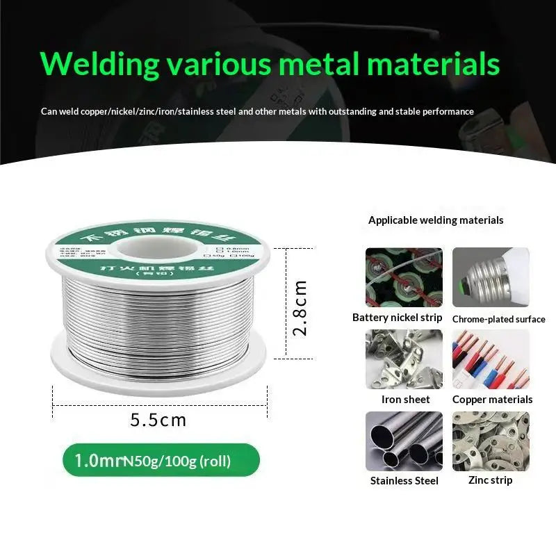 0.8mm 1.0mm 20g 50g 100g Soldering Tin Wire Tin Melt Rosin Core Solder Soldering Wire Roll No-clean FLUX 2.0%