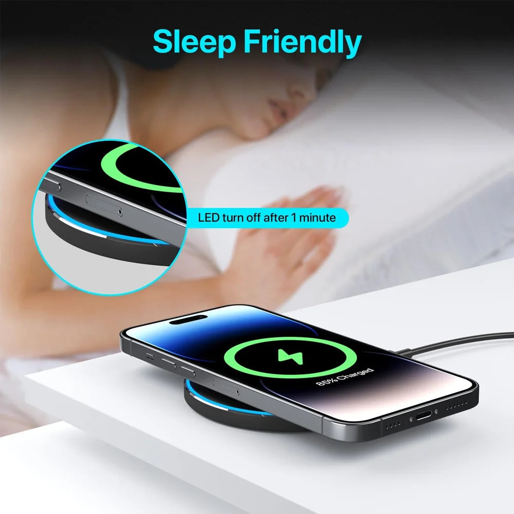 30W Wireless Charger for IPhone17 16 15 14 13 12 X XR XS Max 8 for Samsung S24 S23 S22 S10 S20 Note10 20 Xiaomi Huawei Phone