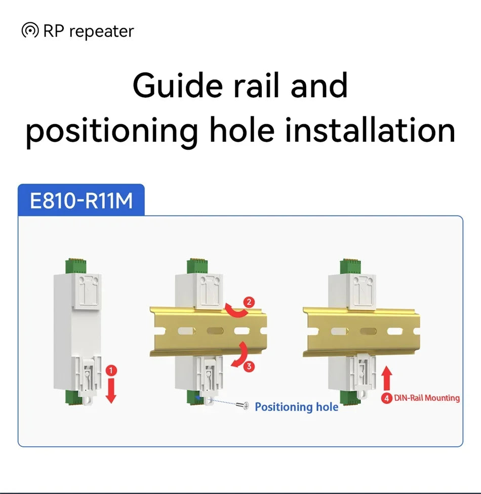 RS485 Hubs Photoelectric Isolation Industrial CDEBYTE ESD Protection Power and Signal Isolation DC 8-28V