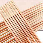 10pcs Copper Pipe Solder 2% Silver Brazing Rod Silver Soldering Rods Low Temperature Alloy Flat Welding Rod For Airs Conditioner