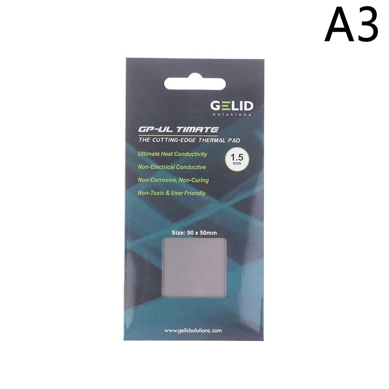 GP Ultimate 15W MK Thermal Pad CPU GPU Motherboard Silicone Grease Heat Dissipation Pad 90x50MM High Performance