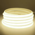 Dimmable 220V COB LED Neon Strip Light Switch Dimmer Power Kit 5m 10m 30m 3000K 4000K 6000K 288 LEDs Flex Tape 0.5m Waterproof