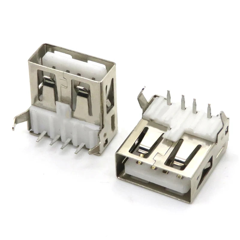 5Pcs USB Type A Standard Port Female Solder Jacks Connector PCB Socket USB-A USB-B Type