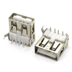 5Pcs USB Type A Standard Port Female Solder Jacks Connector PCB Socket USB-A USB-B Type