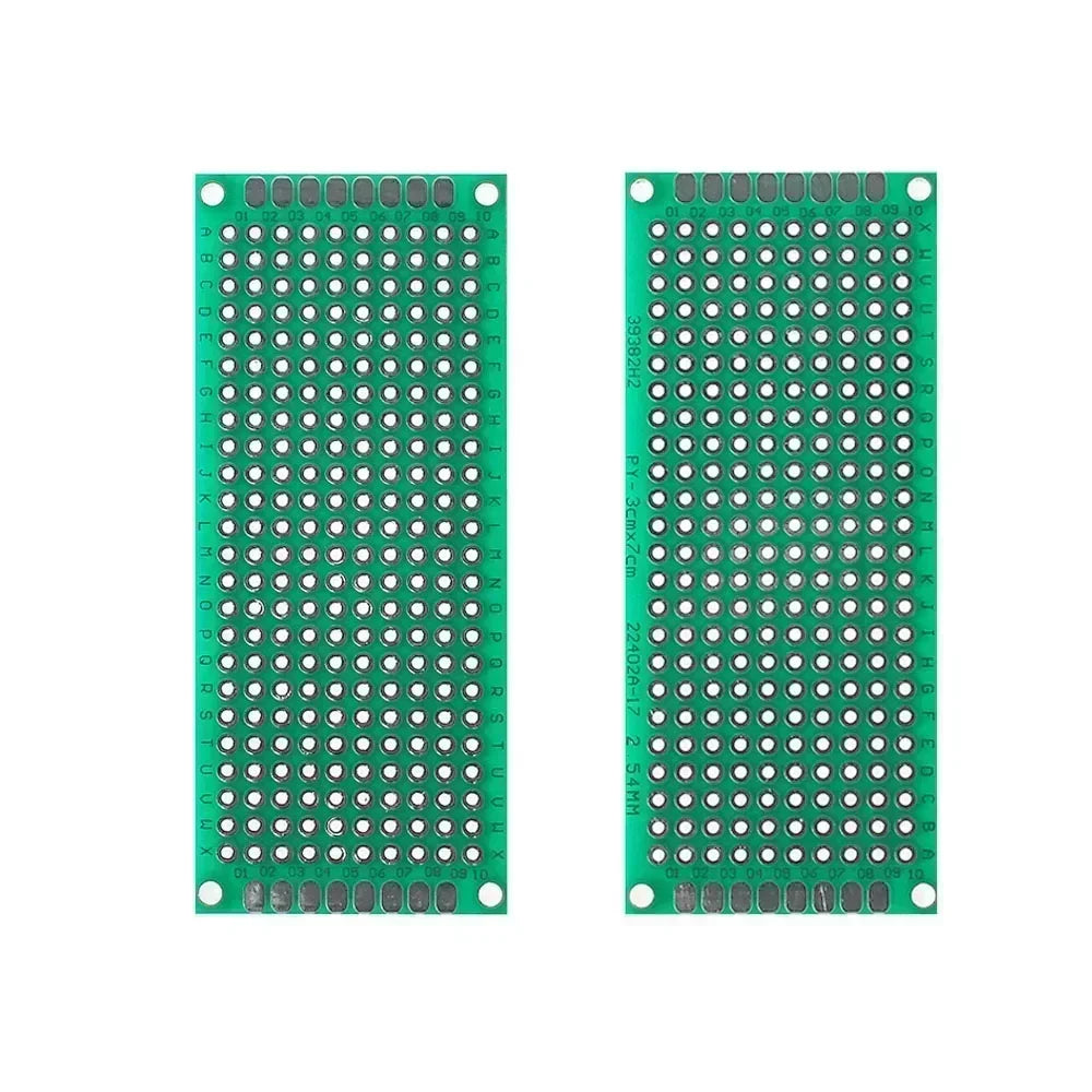 Universal PCB Circuit Protoboard Double Sided Breadboard 2x8 3x7 4x6 5x7 7x9CM Stripboard Prototyping Board DIY Electronic Kit