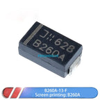 10/20/30PCS B260A-13-F B260A screen printing: B260A packaged SMA Schottky diode