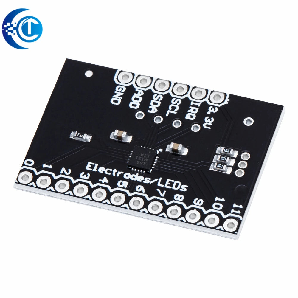 MPR121 Breakout V12 Capacitive Touch Sensor Controller Module - I2C Keyboard Development Board  for Arduino