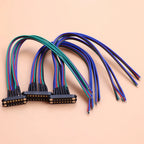 1Set 2.5/2.54 MM Pitch Spring Loaded Male Female 2P 3 4 5 6 7 8  Pole Through Holes PCB BTB Connector 2A DC Magnetic Pogo Pin