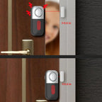 Magnetic Sensor Burglar Alarm High Decibel Detector Battery Powered Window Sensor Smart Wireless High Decibel Alarm Apartment