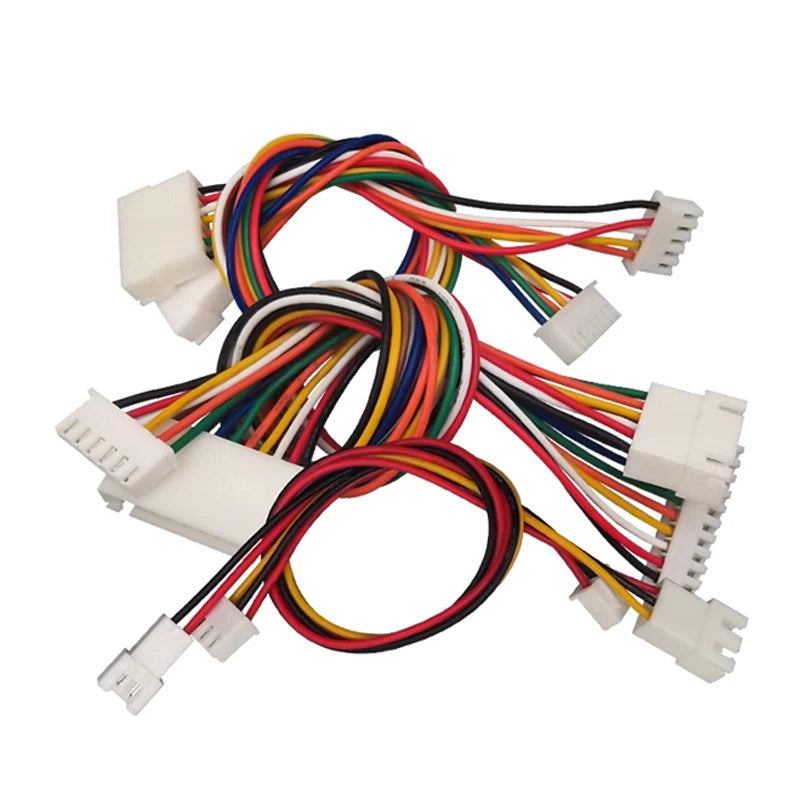10PCS XH2.54 Extension Line 2P/3P/4P/5P/6P/7P/8P/9P/10P/12P XH 2.54mm Pitch Male To Female Connector With 10/20/30cm Cable 26AWG