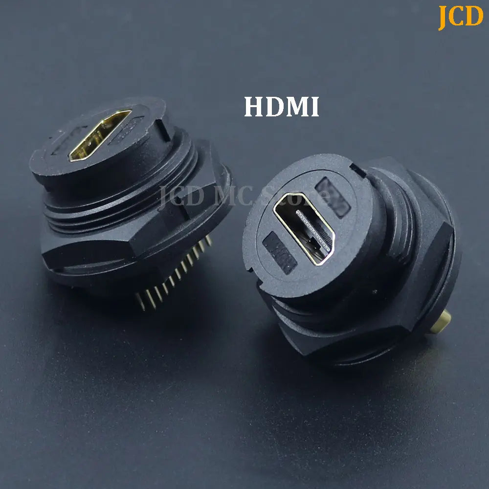1PC E16 Buckle Waterproof Connector HDMI/USB2.0/USB3.0/RJ45/Type C/MICRO USB Panel Mount DIY Jack with Dust Cover Connector