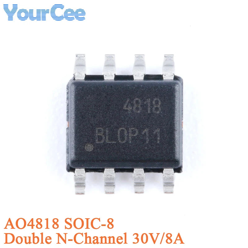20pcs/5pcs AO4407A SOIC-8 4407A P-channel -30V/-12A SMD MOSFET Field Effect Transistor Chip AO4405AO4411 AO4413 AO4421 AO4435