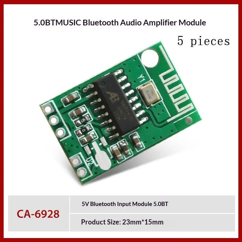 CA6928 Mono Bluetooth 50 Audio Module Amplifier Board 1 5Pcs Quick Connection for Mobile Bluetooth Audio Box